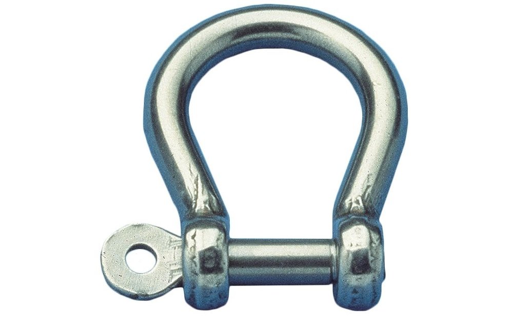 Allpa RVS harpsluiting  A=Ø8mm  B=32mm  C=28mm  D=16mm (breekkracht 3000kg)