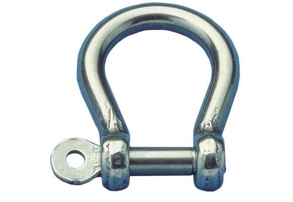 Allpa RVS harpsluiting  A=Ø8mm  B=32mm  C=28mm  D=16mm (breekkracht 3000kg)