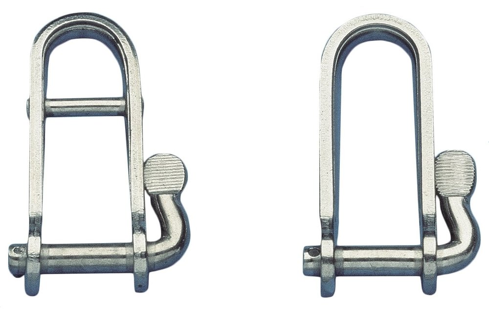 Allpa RVS snelsluiting met borg  Ø5mm  B=14mm  H=40mm (breekkracht 1050kg)