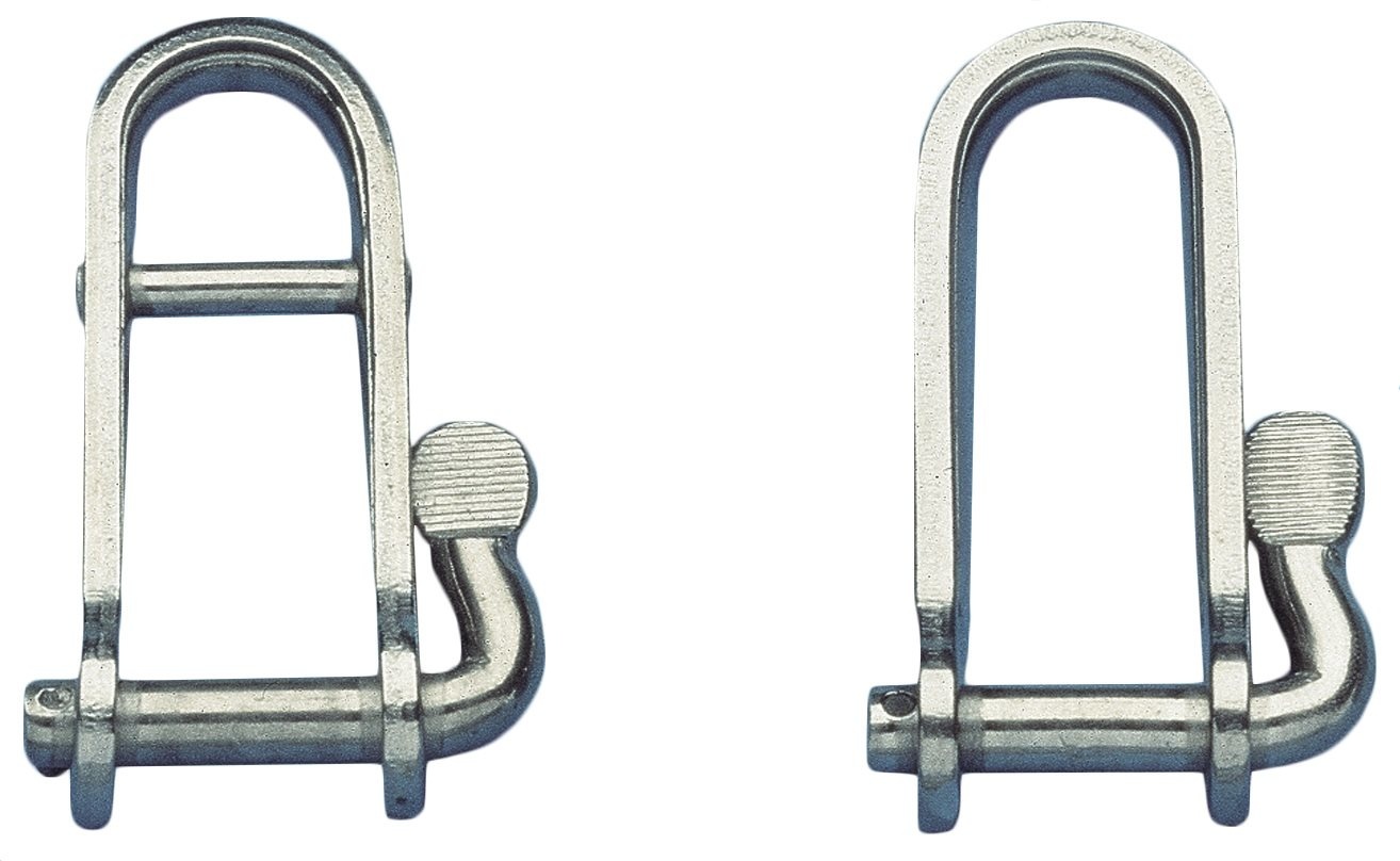 Allpa RVS snelsluiting met borg  Ø5mm  B=14mm  H=40mm (breekkracht 1050kg)