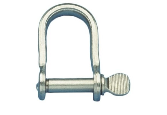 Allpa RVS plaatsluiting  Ø4mm  B=12mm  H=24mm (breekkracht 550kg)