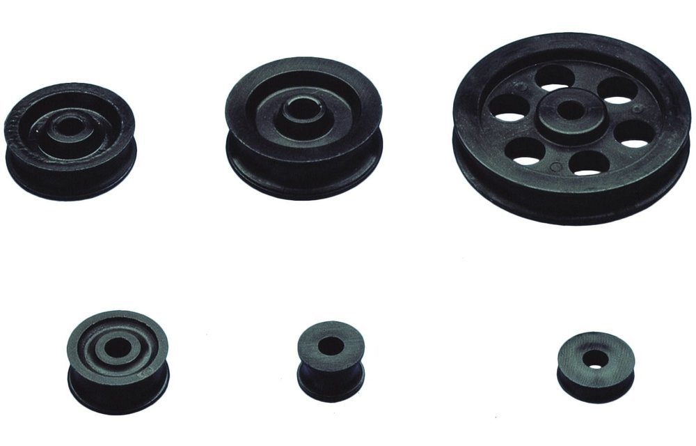 Allpa Nylon schijf Ø22 0mm  H=13 2mm  asgat Ø8 2mm