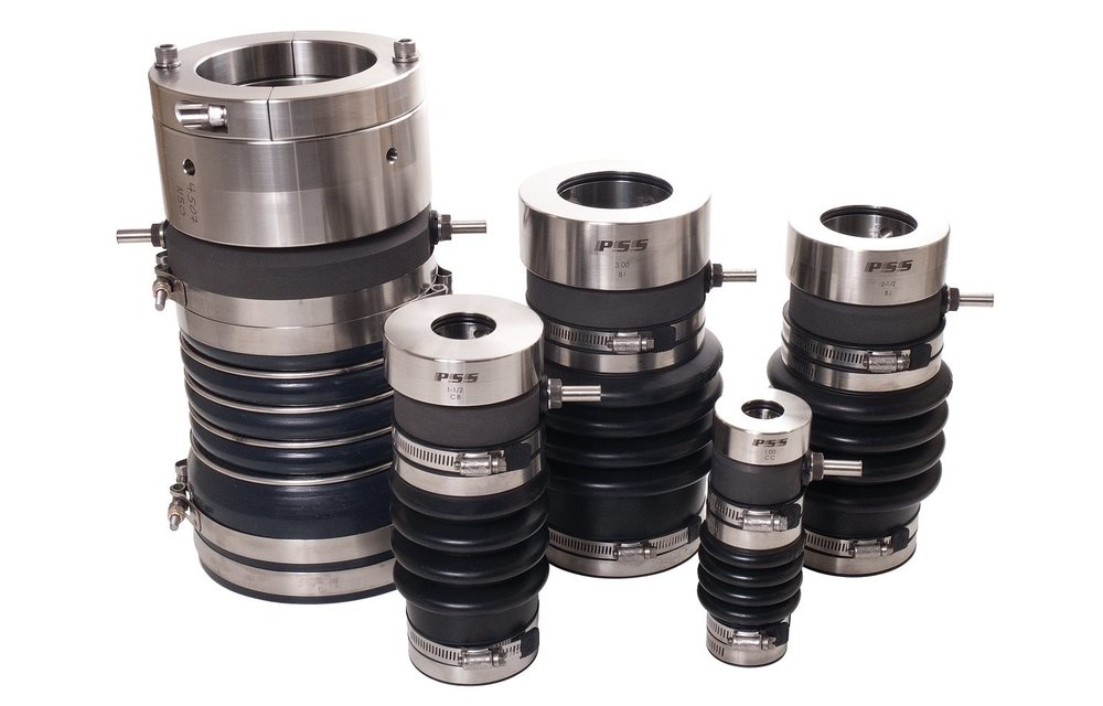 Allpa PSS Axiaal-afdichting  voor schroefas Ø32mm  koker 2-1/2 (Ø63 5mm)  L=6-1/2 (Ø165mm)