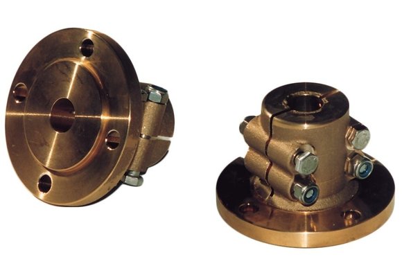 Allpa Stalen klemflens met centreerrand  Ø35mm-as  center Ø63 5mm  steek Ø108mm  4x Ø11 5mm