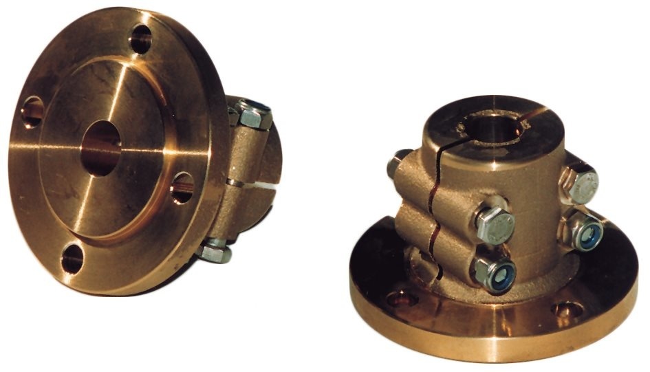 Allpa Stalen klemflens met centreerrand Ø35mm-as center Ø63 5mm steek Ø108mm 4x Ø11 5mm