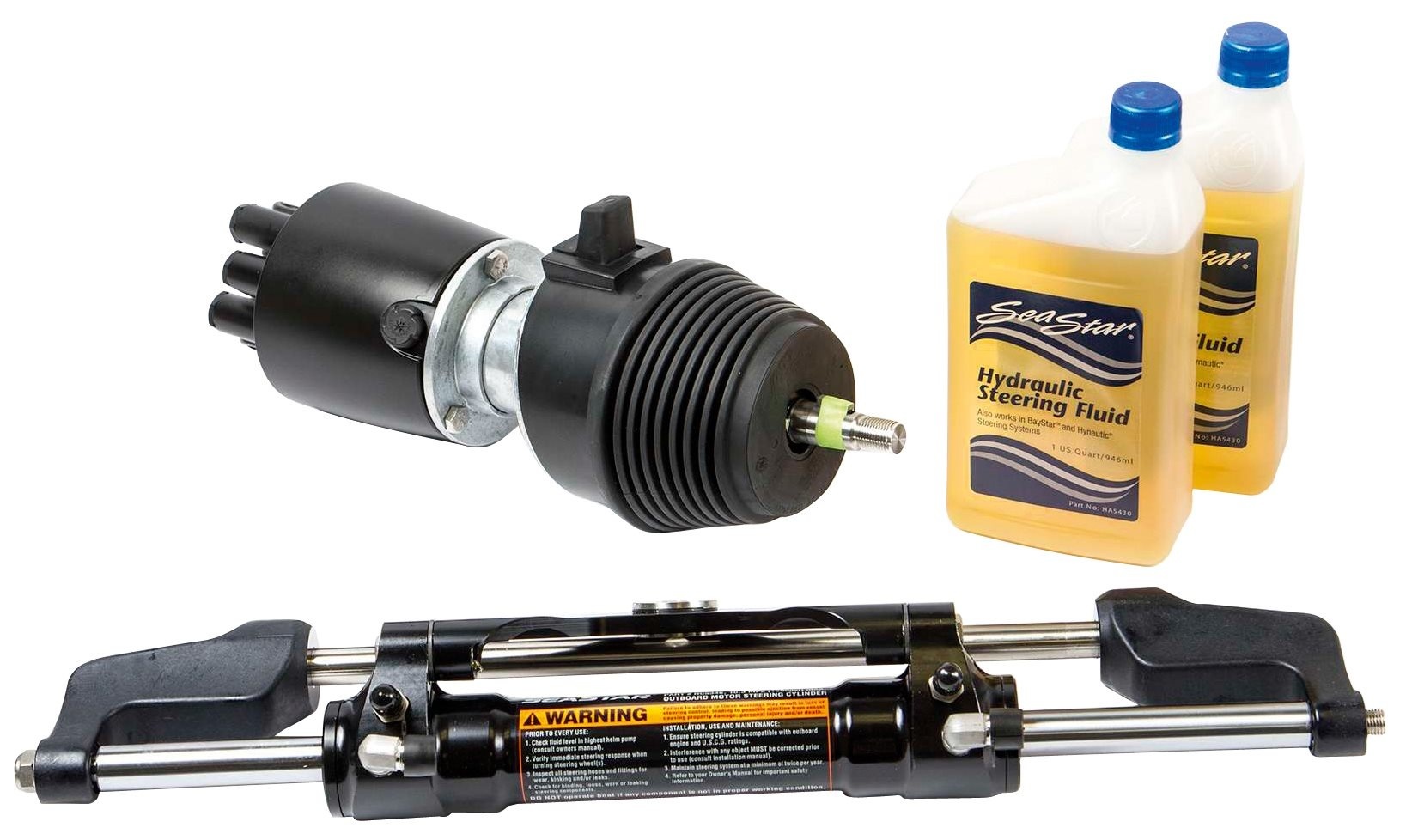 Seastar Hydraulische Besturing Outboards<350pk +tilt Stuurkop *