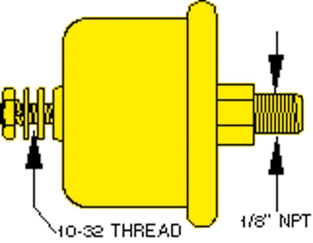 Allpa Oliedrukzender dual station 80Psi (5 5 Bar) 1/8 NPTF (SW: 240-33 Ohm)