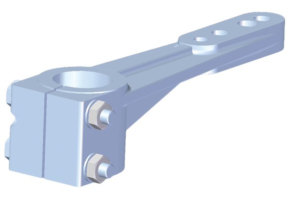 Allpa Aluminium roerarm voor roerkoning