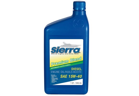 Sierra Motorolie 15W-40  API CL-4  946ml  voor dieselmotoren