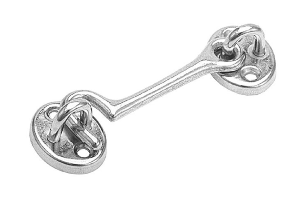 Kajuithaak messing verchroomd 76 mm