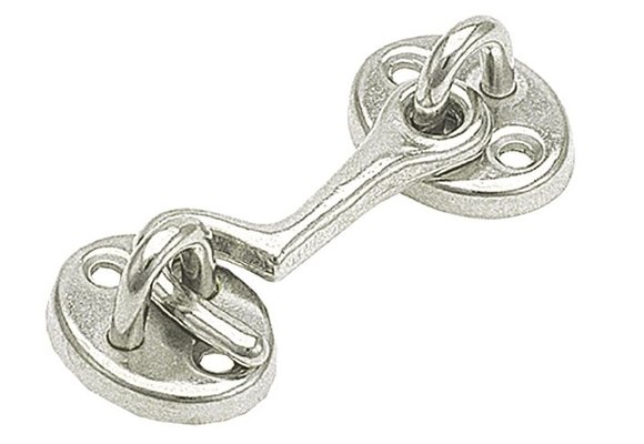 Kajuithaak messing verchroomd 62 mm