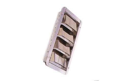 Allpa RVS Ventilatierooster Louvre  240x90x29mm (inbouwmaten)  265x112mm (buitenmaten)