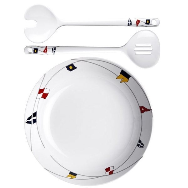 Regata - Saladeschaal met slabestek