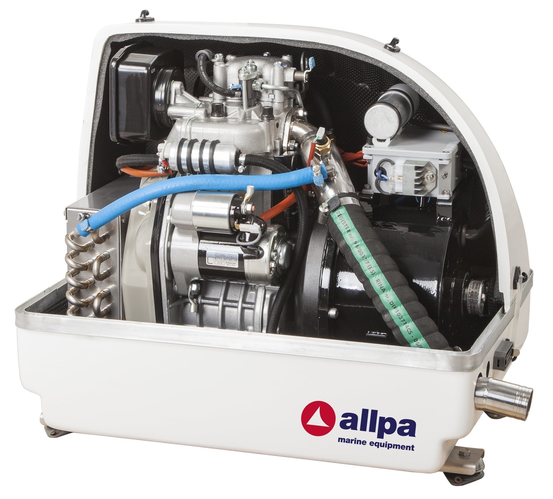 Generator Paguro 3 SY 3.0kVA-3.0kW@3000 RPM Lucht/Watergekoeld+geluiddichte kast