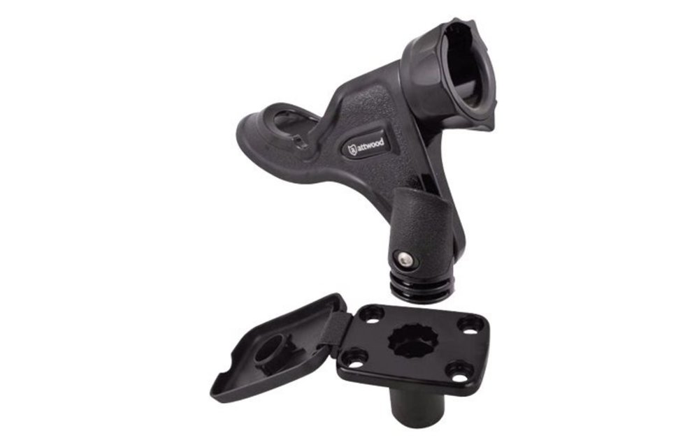 Hengelhouder Pro Series | Zwart met flush montage (inbouw)