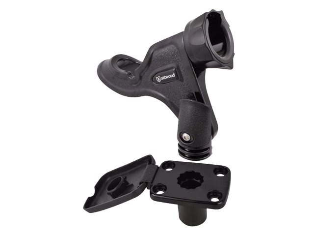 Hengelhouder Pro Series | Zwart met flush montage (inbouw)