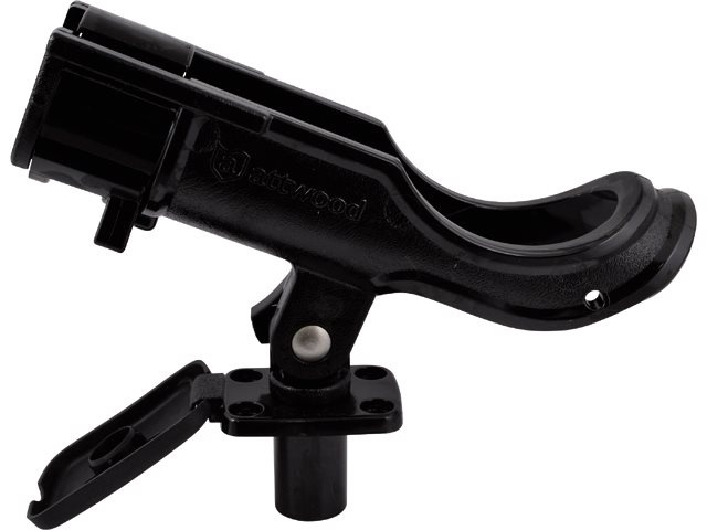 Hengelhouder Heavy duty | Zwart met flush montage (inbouw)