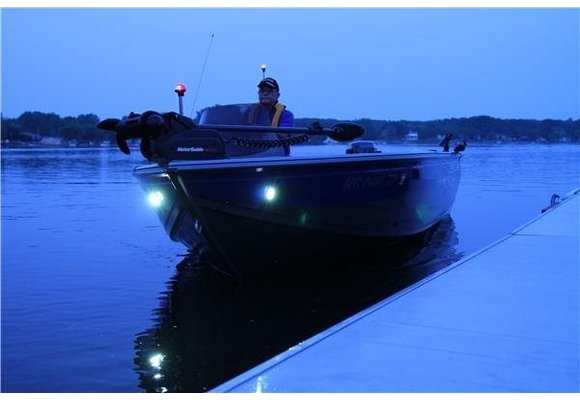 Docking light | Zwart poedercoat cover