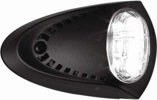 Docking light | Zwart poedercoat cover