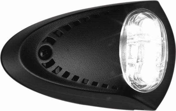 Docking light | Zwart poedercoat cover