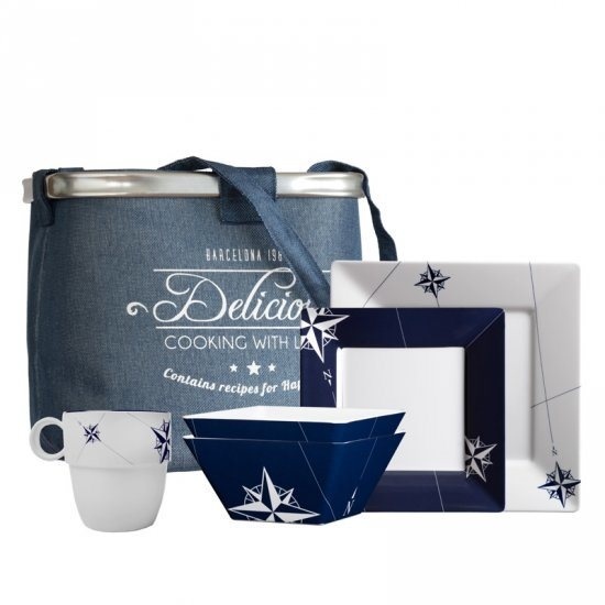 Northwind - Serviesset (vierkant) | 25-delig