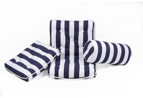 Bootkussen - Kapok Kussen | Arké gestreept