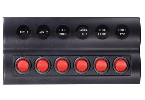 Allpa Schakelpaneel 12V schakelaars waterdicht