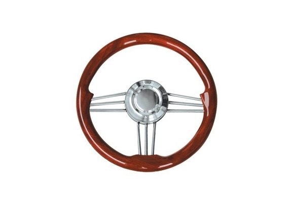 Stuurwiel Type 15L/35 Mahogany wood 35cm