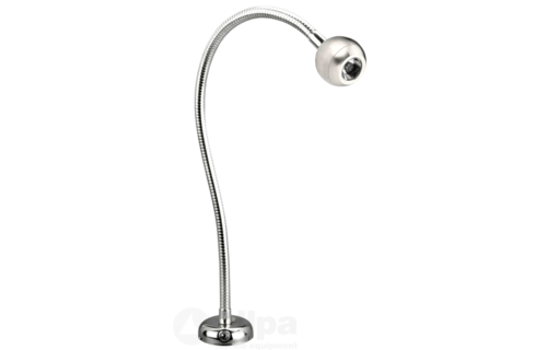 Allpa Flexibele LED-kaartleeslamp  verchroomd messing  8-30V/1 2W  LED 1x 1W