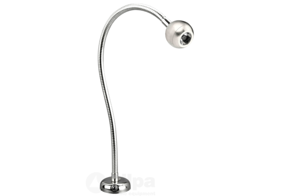 Allpa Flexibele LED-kaartleeslamp  verchroomd messing  8-30V/1 2W  LED 1x 1W