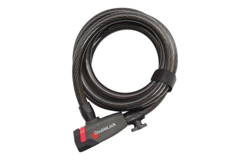 DoubleLock Kabelslot Coil Cable Key 185 CM - 12 MM