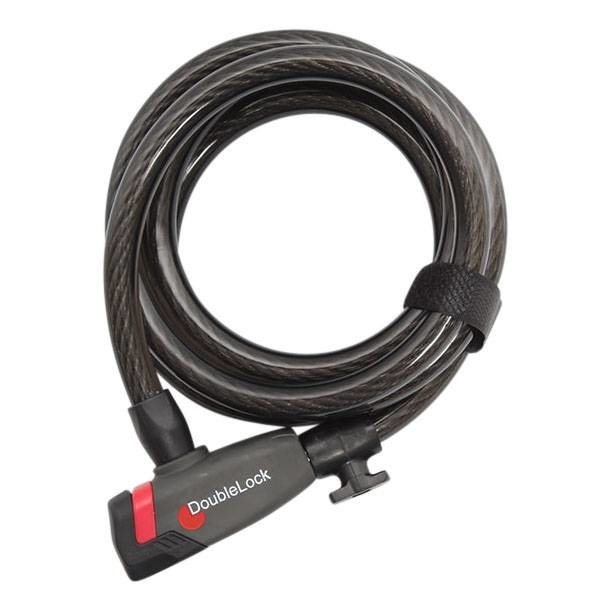 DoubleLock Kabelslot Coil Cable Key 185 CM - 12 MM