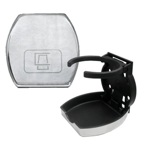 Allpa Kunststof drankhouder met RVS deksel  klapbaar