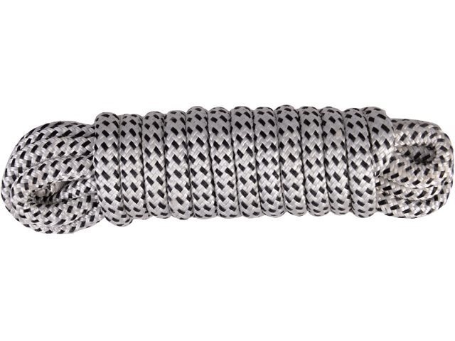 Zwart / wit luxe landvast  Maat: 10mm - 6m