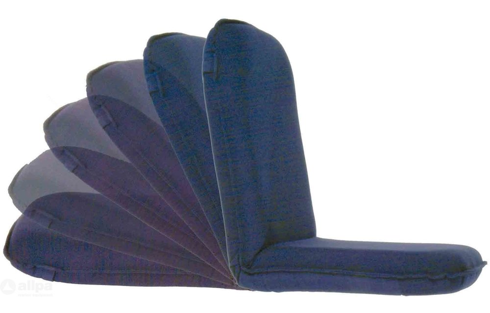 Allpa Klapbare zit- en ligstoel model Royal Queen blauw