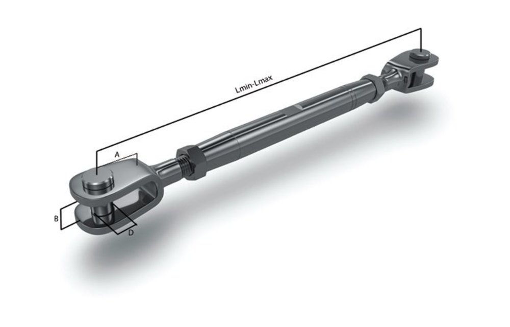 Talamex Wantspanner gaffel - gaffel (2,5 - 10mm)