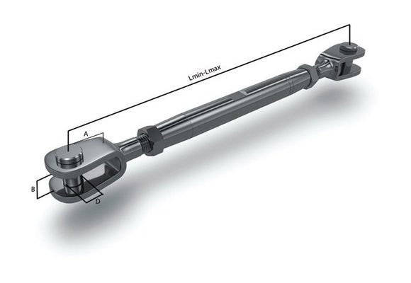 Talamex Wantspanner gaffel - gaffel (2,5 - 10mm)