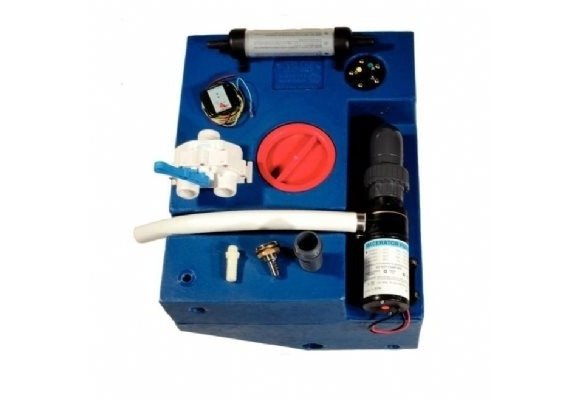 Vuilwatertank complete set schuin