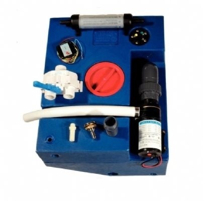 Vuilwatertank complete set schuin