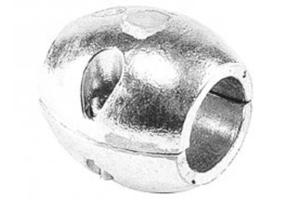 Schroefas anode bolvorm aluminium