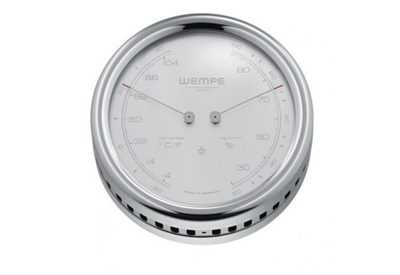 Wempe - Thermo-/Hygrometer PILOT IV RVS
