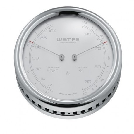 Wempe - Thermo-/Hygrometer PILOT IV RVS