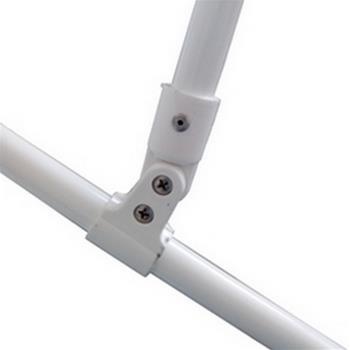 Bimini Top 3 arms zwart - 185 cm breed - 115 cm hoog