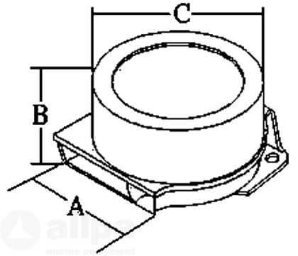 Rvs mini elektrische hoorn 1-tonig