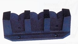 Allpa Kunststof hengelopbergklem voor 3 hengels  max. Ø38mm