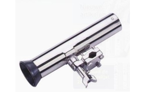 Allpa RVS Verstelbare hengelhouder voor railingmontage (Ø25mm)  L=250mm  max. Ø40mm