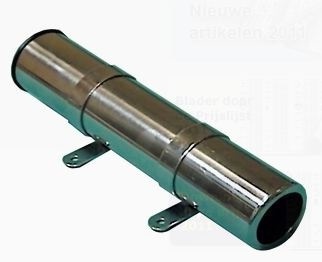 Allpa RVS hengelhouder voor zijmontage L=260mm max. Ø45mm