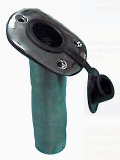Allpa RVS gegoten inbouw hengelhouder met waterdichte bus  30°  L=240mm  max. Ø40mm