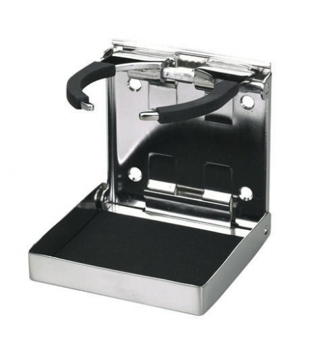 Allpa RVS drankhouder met veer-grip  klapbaar  98 4x102mm