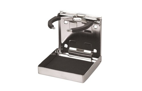 Allpa RVS drankhouder met veer-grip  klapbaar  98 4x102mm